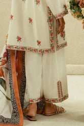 Stitched Beige Culotte